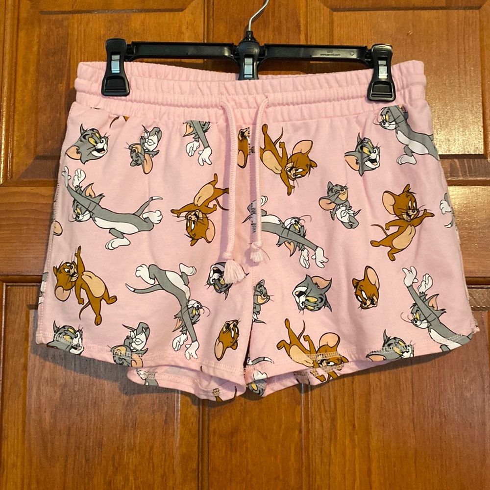Tom & Jerry Pink Lounge Shorts